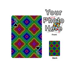 Pattern Rainbow Colors Rainbow Playing Cards 54 Designs (mini) by Nexatart