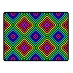 Pattern Rainbow Colors Rainbow Double Sided Fleece Blanket (Small)  45 x34  Blanket Front