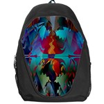 Background Sci Fi Fantasy Colorful Backpack Bag Front