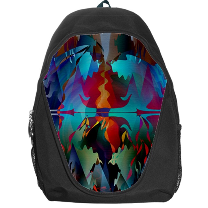 Background Sci Fi Fantasy Colorful Backpack Bag