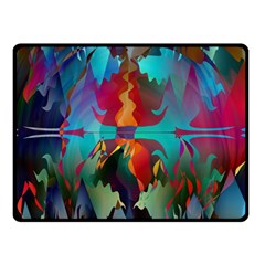 Background Sci Fi Fantasy Colorful Double Sided Fleece Blanket (small) 