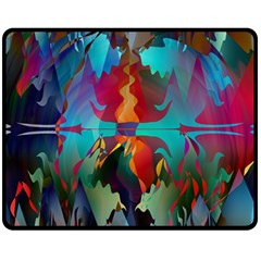 Background Sci Fi Fantasy Colorful Double Sided Fleece Blanket (medium) 