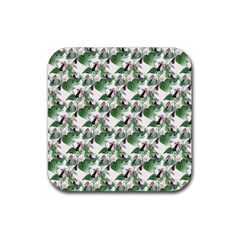 Seamless Background Vintage Rubber Coaster (square)  by Nexatart