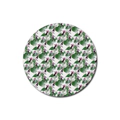 Seamless Background Vintage Rubber Coaster (round)  by Nexatart