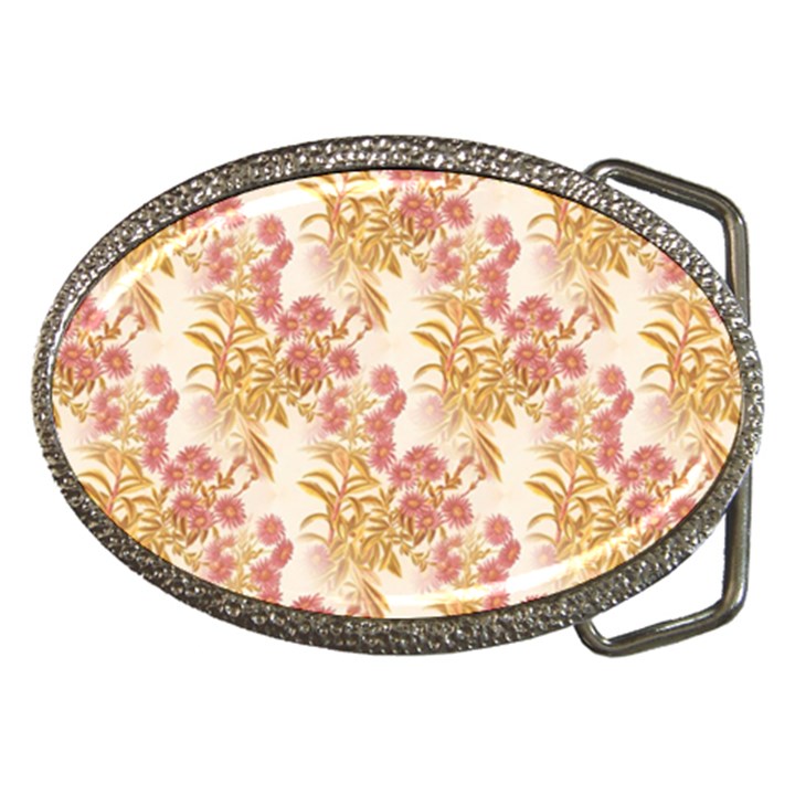 Scrapbook Floral Decorative Vintage Belt Buckles