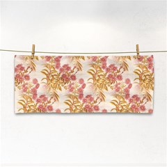 Scrapbook Floral Decorative Vintage Hand Towel by Nexatart