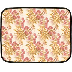 Scrapbook Floral Decorative Vintage Double Sided Fleece Blanket (mini)  by Nexatart