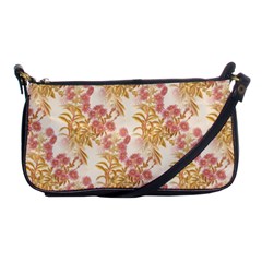 Scrapbook Floral Decorative Vintage Shoulder Clutch Bag by Nexatart