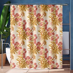 Scrapbook Floral Decorative Vintage Shower Curtain 60  X 72  (medium)  by Nexatart