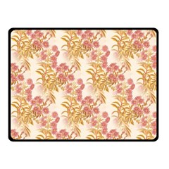 Scrapbook Floral Decorative Vintage Double Sided Fleece Blanket (small)  by Nexatart