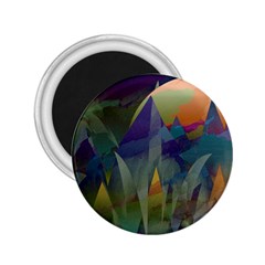 Mountains Abstract Mountain Range 2 25  Magnets by Nexatart