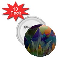 Mountains Abstract Mountain Range 1 75  Buttons (10 Pack) by Nexatart