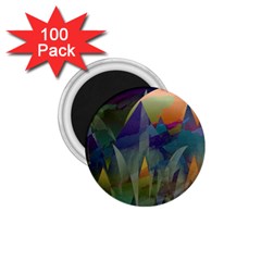 Mountains Abstract Mountain Range 1 75  Magnets (100 Pack)  by Nexatart