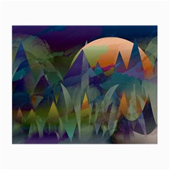 Mountains Abstract Mountain Range Small Glasses Cloth by Nexatart