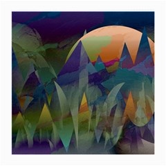 Mountains Abstract Mountain Range Medium Glasses Cloth by Nexatart