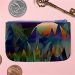 Mountains Abstract Mountain Range Large Coin Purse Back