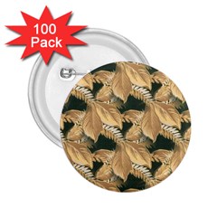 Scrapbook Leaves Decorative 2.25  Buttons (100 pack) 