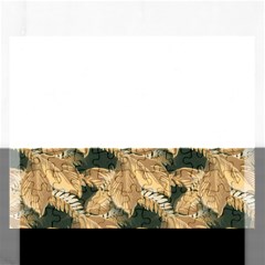 Scrapbook Leaves Decorative Rectangular Jigsaw Puzzl