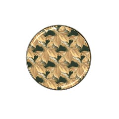 Scrapbook Leaves Decorative Hat Clip Ball Marker (4 pack)