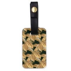 Scrapbook Leaves Decorative Luggage Tag (one side)