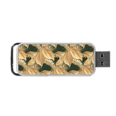 Scrapbook Leaves Decorative Portable USB Flash (One Side)