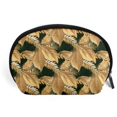 Scrapbook Leaves Decorative Accessory Pouch (Large)