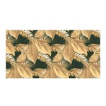 Scrapbook Leaves Decorative Satin Wrap Front