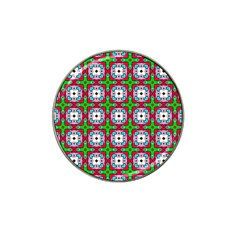 Squares Square Pattern Hat Clip Ball Marker by Nexatart