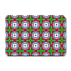 Squares Square Pattern Small Doormat  by Nexatart