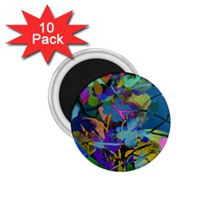 Flowers Abstract Branches 1 75  Magnets (10 Pack)  by Nexatart