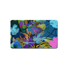 Flowers Abstract Branches Magnet (name Card) by Nexatart