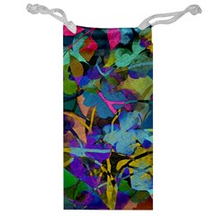 Flowers Abstract Branches Jewelry Bag by Nexatart