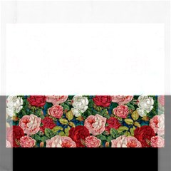 Roses Repeat Floral Bouquet Rectangular Jigsaw Puzzl