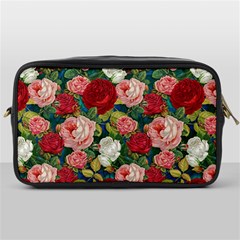 Roses Repeat Floral Bouquet Toiletries Bag (one Side)