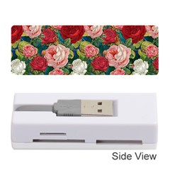 Roses Repeat Floral Bouquet Memory Card Reader (stick)