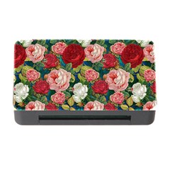 Roses Repeat Floral Bouquet Memory Card Reader With Cf by Nexatart