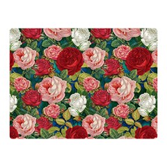 Roses Repeat Floral Bouquet Double Sided Flano Blanket (mini)  by Nexatart