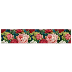 Roses Repeat Floral Bouquet Small Flano Scarf