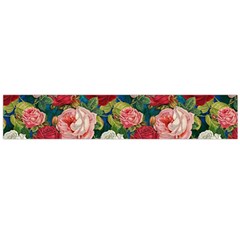 Roses Repeat Floral Bouquet Large Flano Scarf 