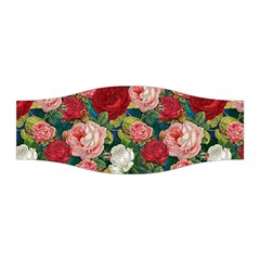 Roses Repeat Floral Bouquet Stretchable Headband by Nexatart