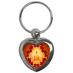 Buddah With Light Effect Key Chain (heart) by FantasyWorld7