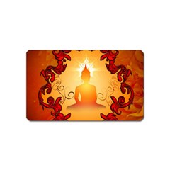 Buddah With Light Effect Magnet (name Card) by FantasyWorld7