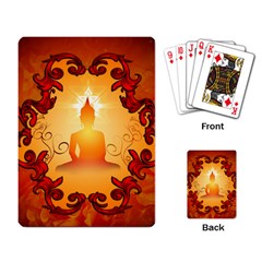 Buddah With Light Effect Playing Cards Single Design (rectangle) by FantasyWorld7