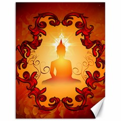 Buddah With Light Effect Canvas 18  X 24  by FantasyWorld7