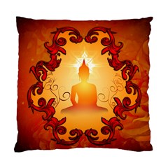 Buddah With Light Effect Standard Cushion Case (one Side) by FantasyWorld7