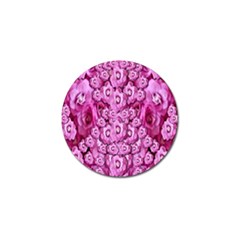 Happy Florals  Giving  Peace Ornate Golf Ball Marker (4 Pack) by pepitasart