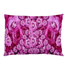 Happy Florals  Giving  Peace Ornate Pillow Case (two Sides) by pepitasart