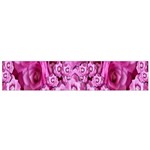 Happy Florals  Giving  Peace Ornate Small Flano Scarf Front