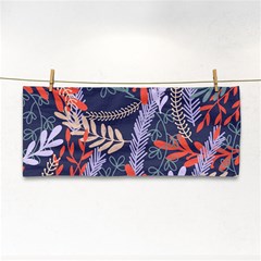 Summer Leaves Hand Towel by charliecreates