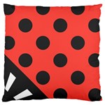 Bug Cubism Flat Insect pattern Large Cushion Case (One Side) Front